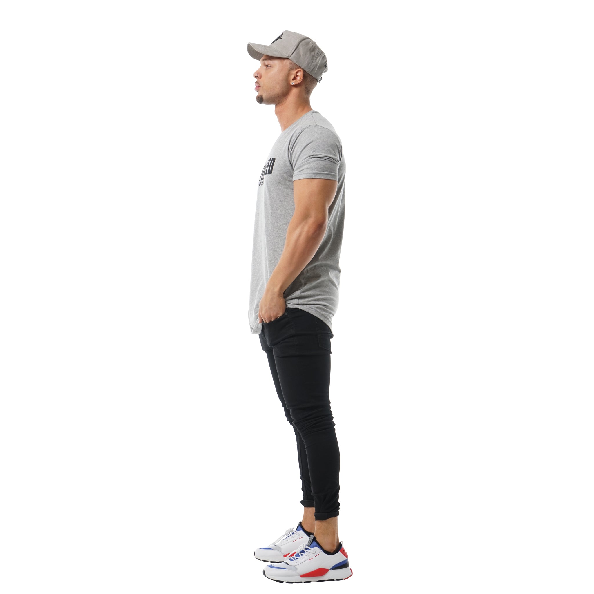 S2 STONE UNFINISHED BUSINESS CURVED HEM TEE