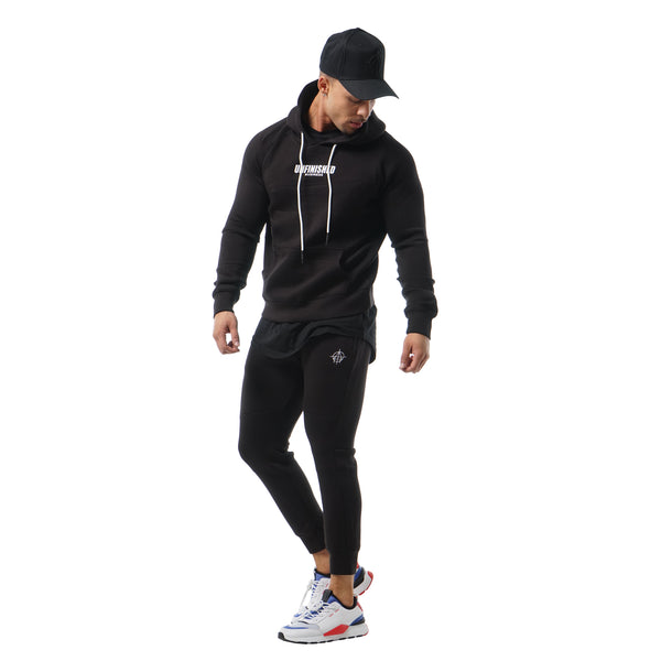 Elite Unfinished Business Hoodie - Black/White