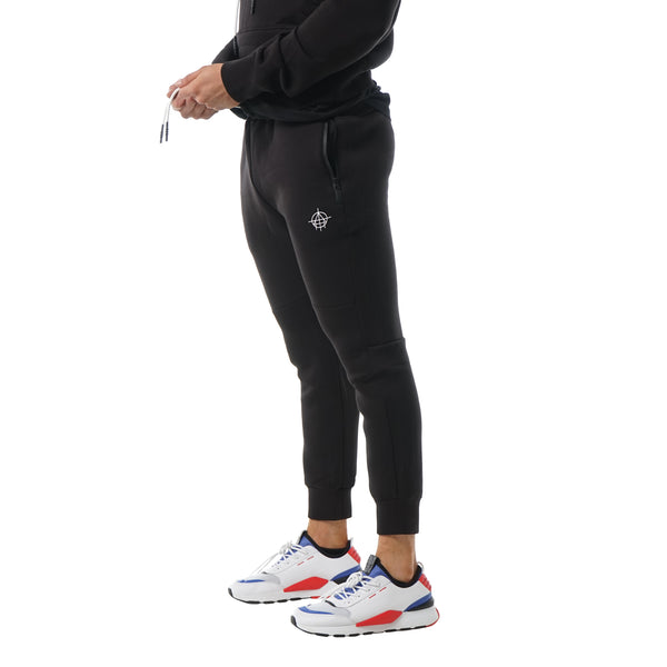 Elite Unfinished Business Trackies - Black/White
