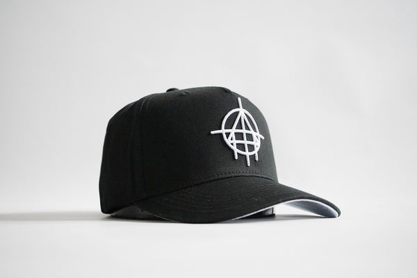 Baller 1.0 Aframe Snapback (Black/White)