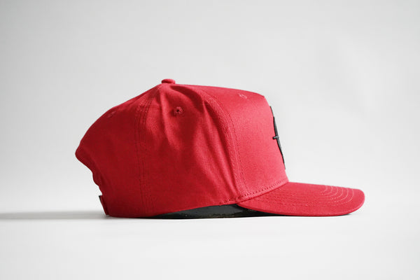 Baller 1.0 Aframe Snapback (Red)