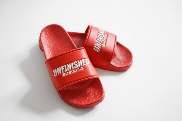 Cali Unfinished Business Slides (Red)