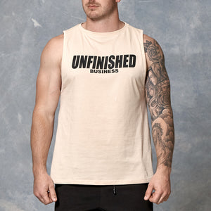 S2 Nude Unfinished Business Muscle Tank